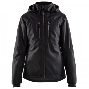 Blaklader Workwear Women's Lightweight Wind and Waterproof Work Jacket (Black)